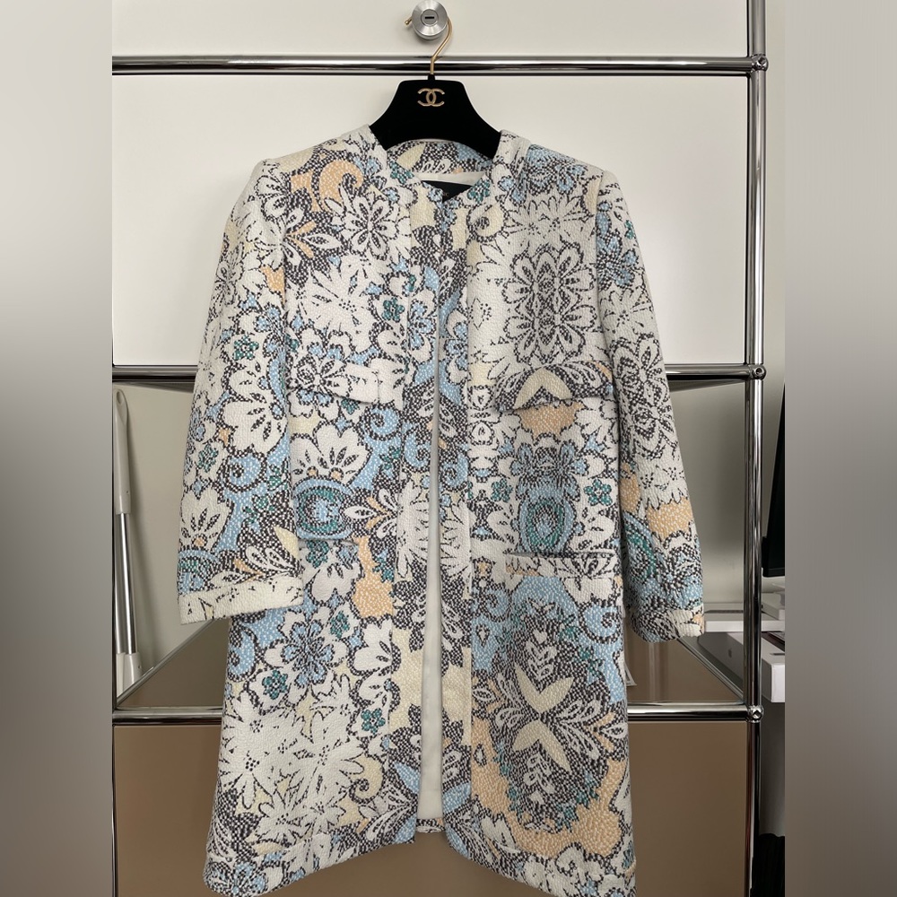 Zara textured round neck jacket